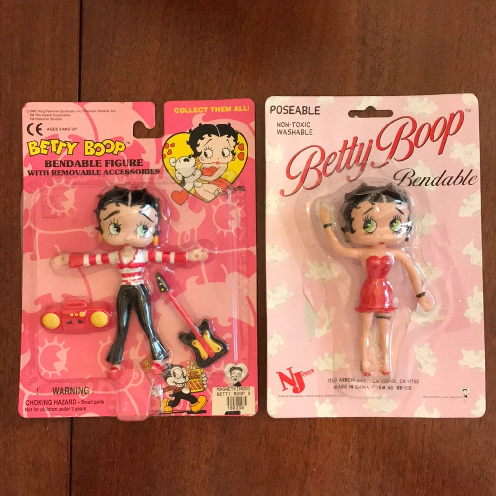 Betty Boop 2 Posable/Bendable Figures